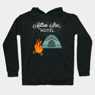 Funny Camping Million Star Hotel Hoodie